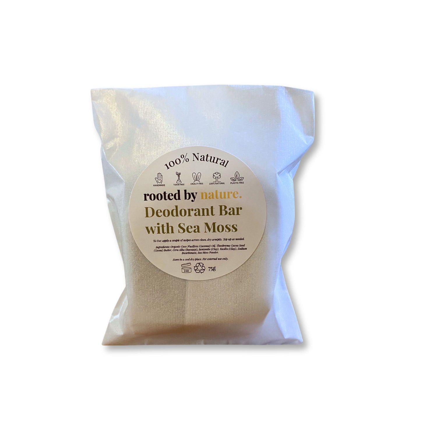 Sea Moss Deodorant Bar with Kaolin Clay