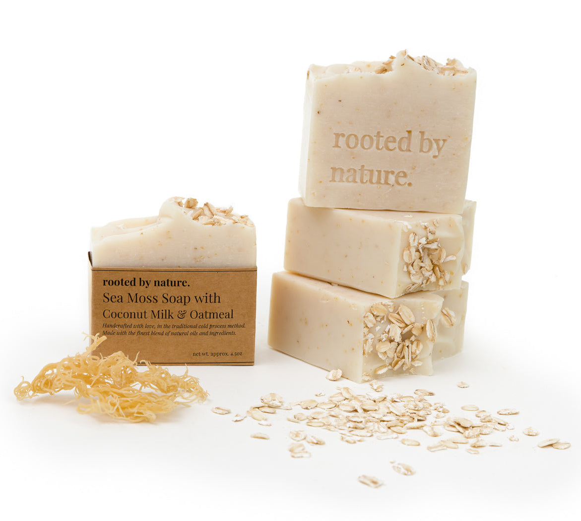 Sea Moss Soap with Coconut Milk & Oatmeal