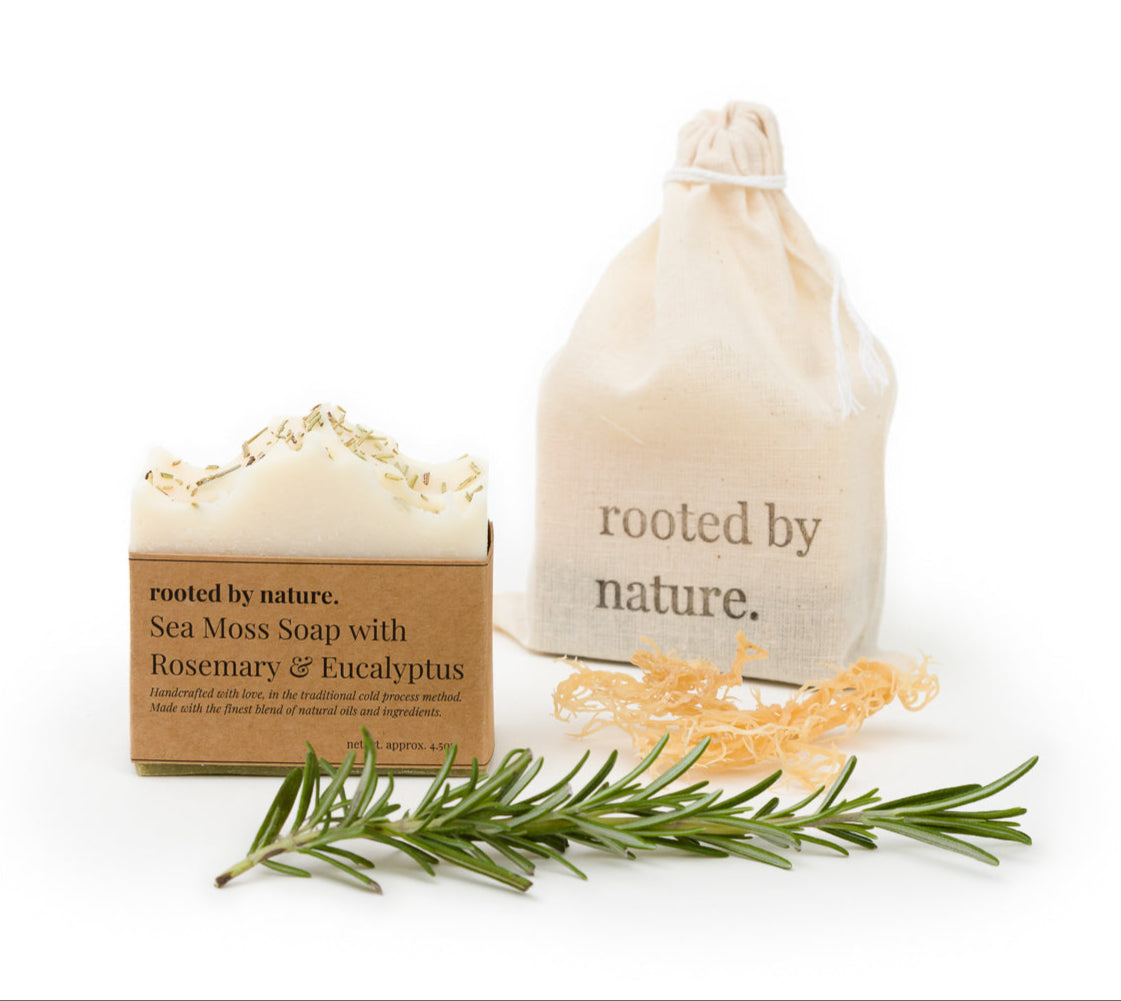 Sea Moss Soap with Rosemary & Eucalyptus
