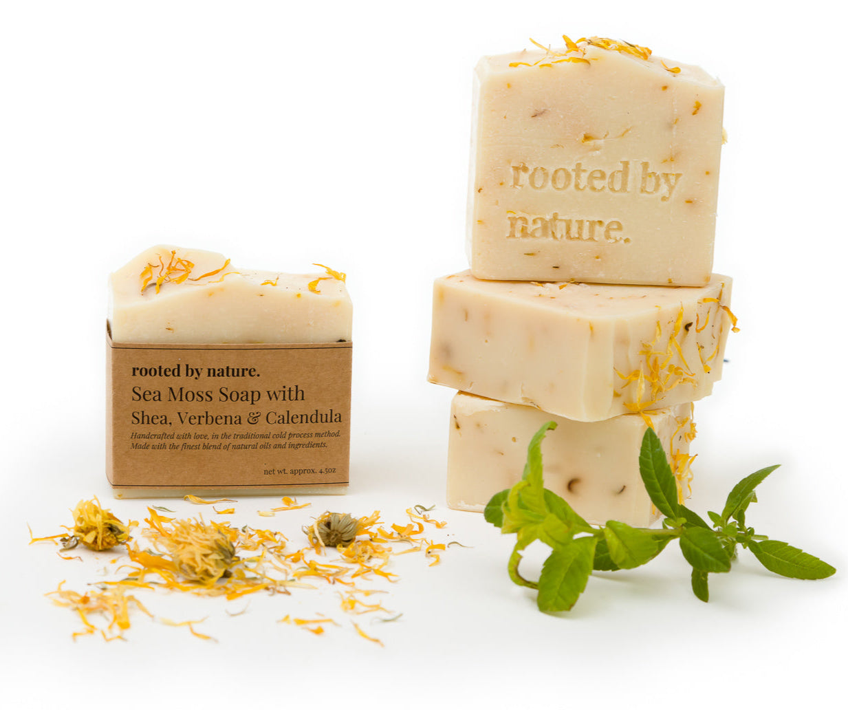 Sea Moss Soap with Shea, Verbena & Calendula