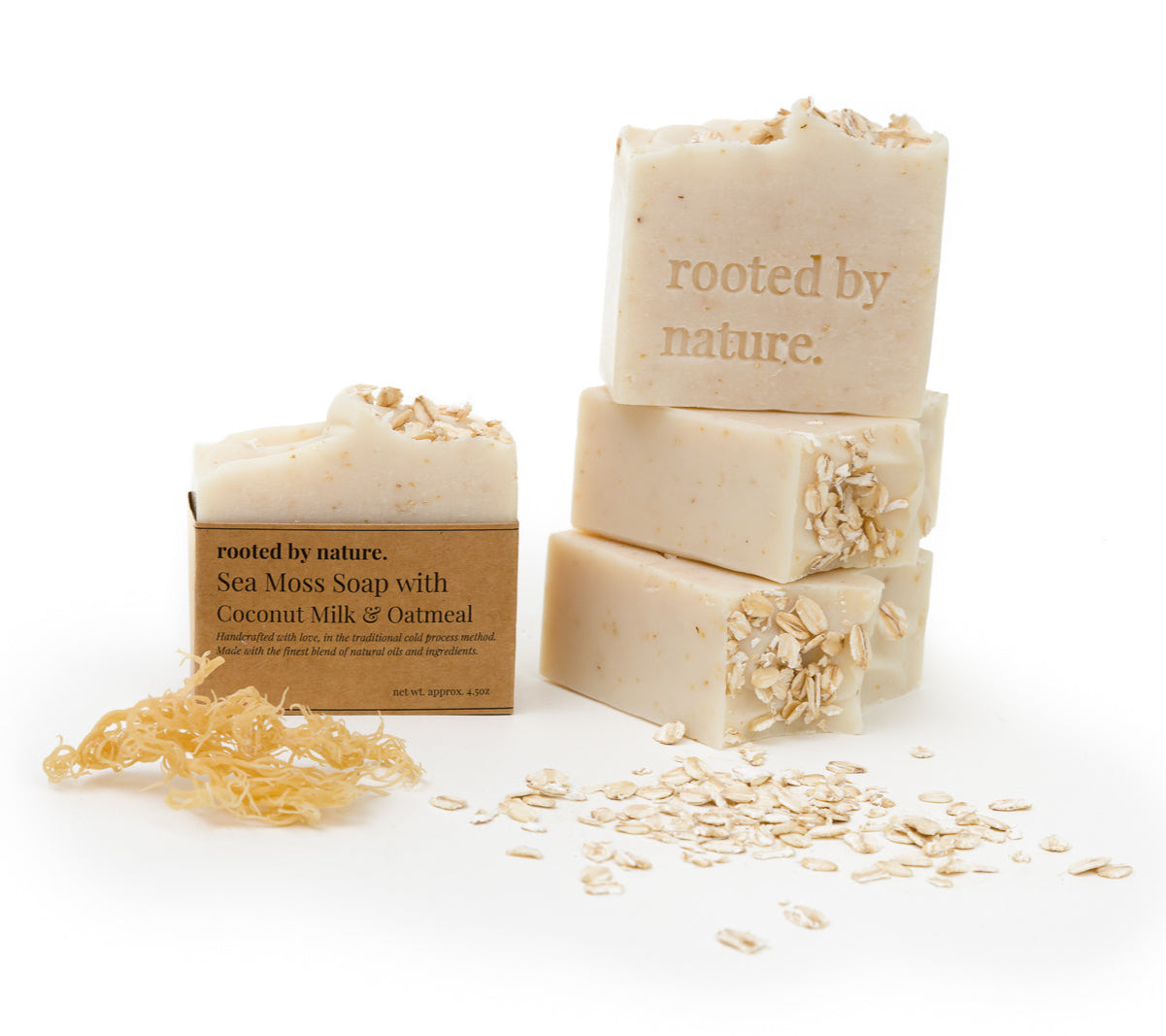 Sea Moss Soap with Coconut Milk & Oatmeal