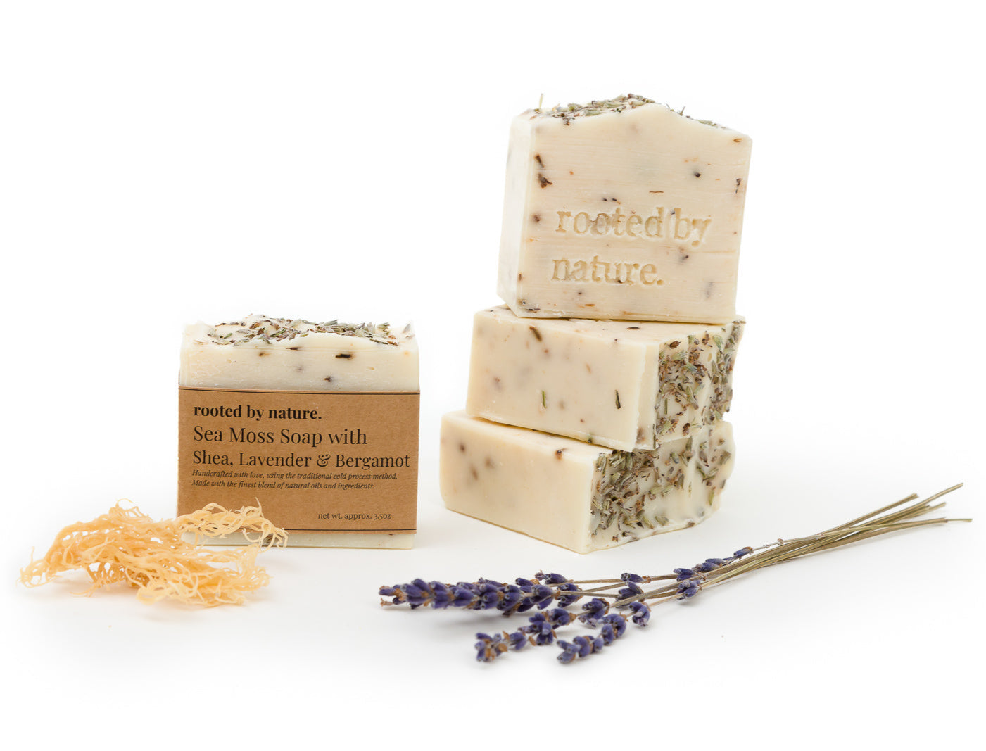 Sea Moss Soap with Shea, Lavender & Bergamot