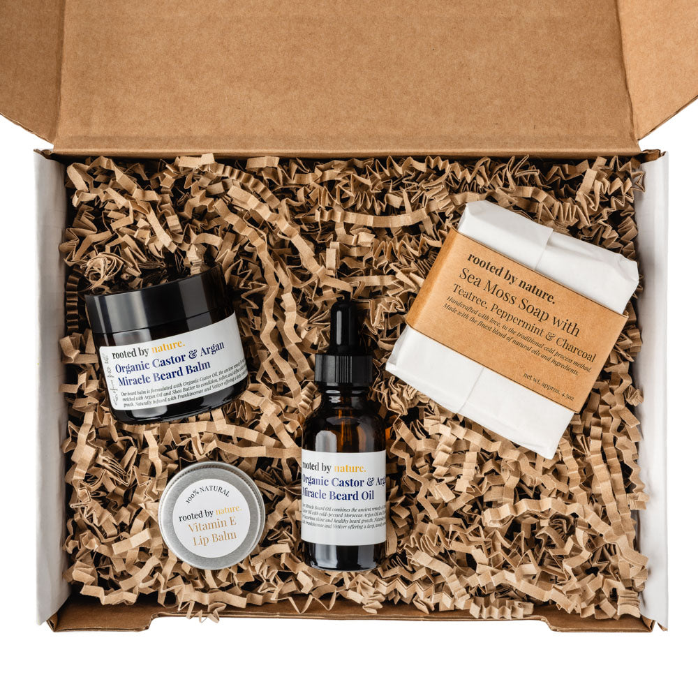 Organic Beard Care Selection Gift Set