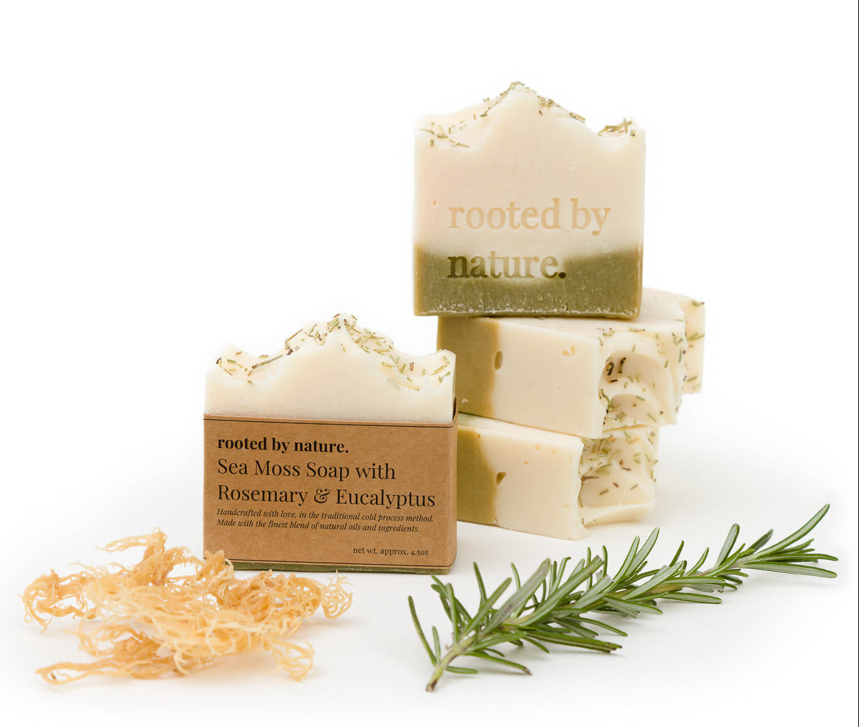 Sea Moss Soap with Rosemary & Eucalyptus