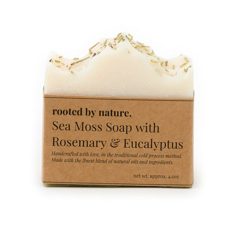 Sea Moss Soap with Rosemary & Eucalyptus
