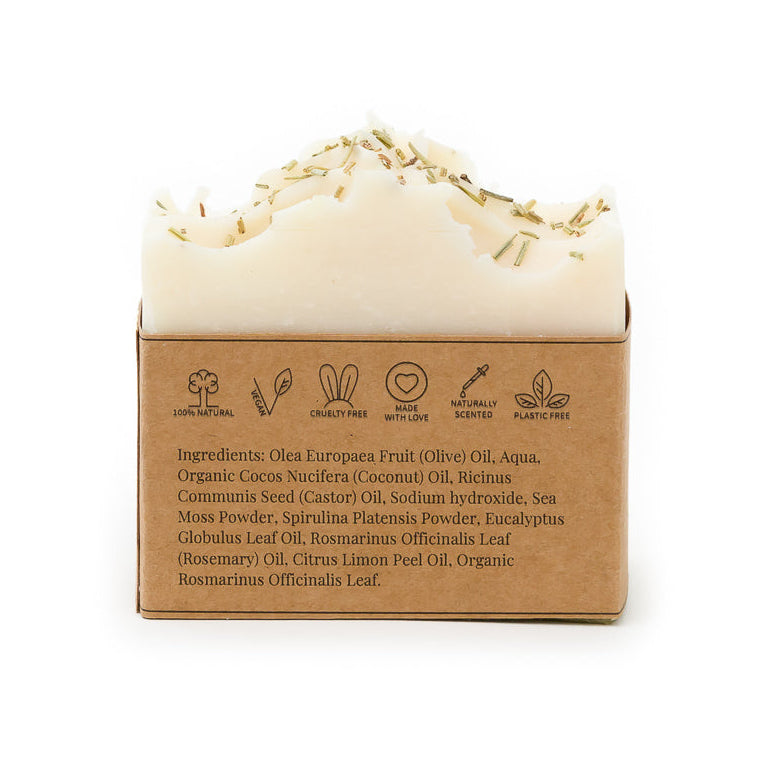 Sea Moss Soap with Rosemary & Eucalyptus