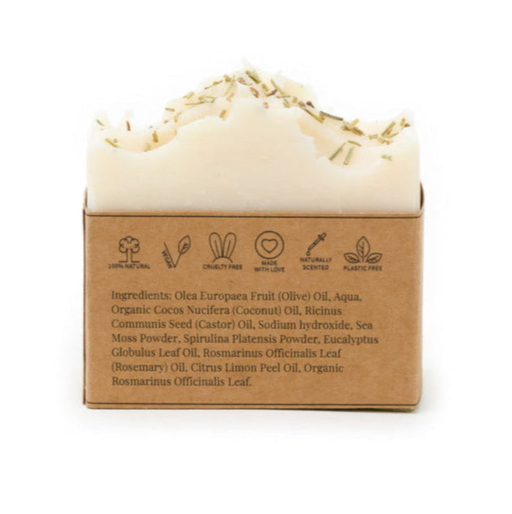 Sea Moss Soap with Rosemary & Eucalyptus