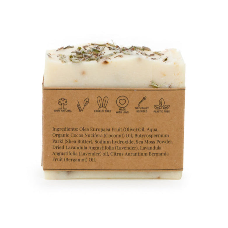 Sea Moss Soap with Shea, Lavender & Bergamot
